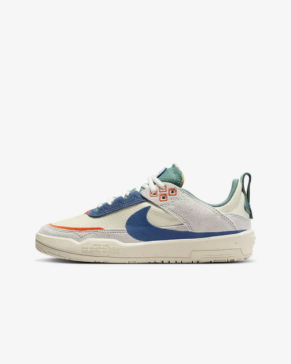 Nike SB Day One skateschoenen voor kids - Sail/Coconut Milk/Photon Dust/Court Blue