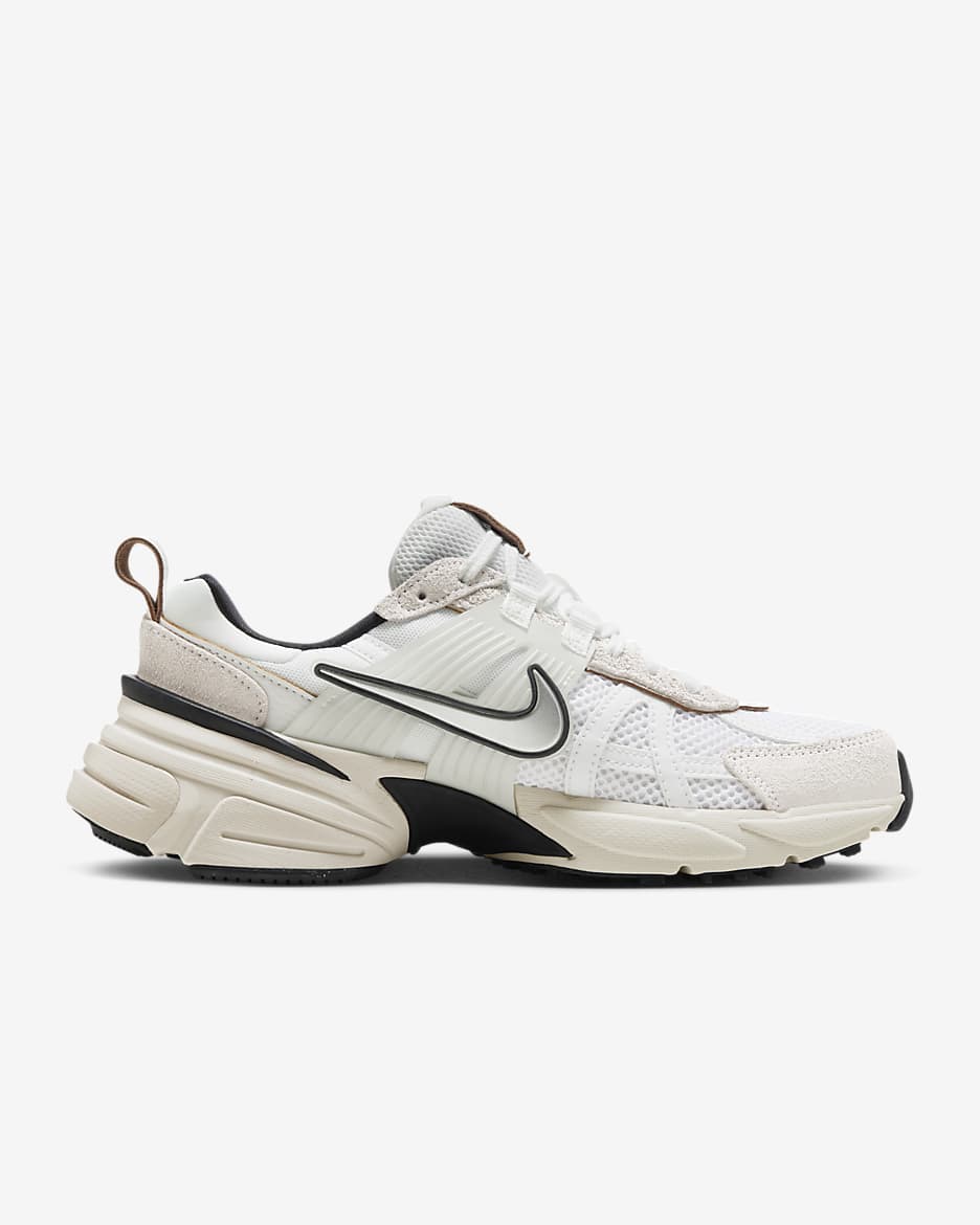 Nike V2K Run Shoes - Summit White/White/Light Orewood Brown/Chrome