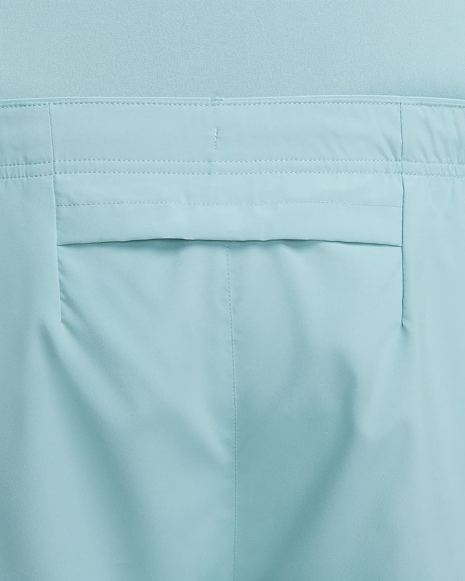 Nike Challenger Dri-FIT-Laufshorts mit Futter für Herren (ca. 18 cm) - Denim Turquoise/Glacier Blue/Schwarz