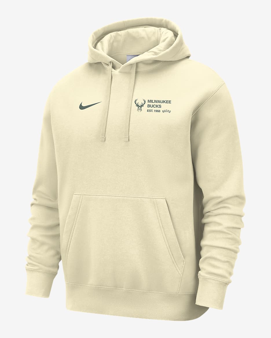 Milwaukee Bucks Club Courtside Nike NBA-hoodie voor heren - Flat Opal