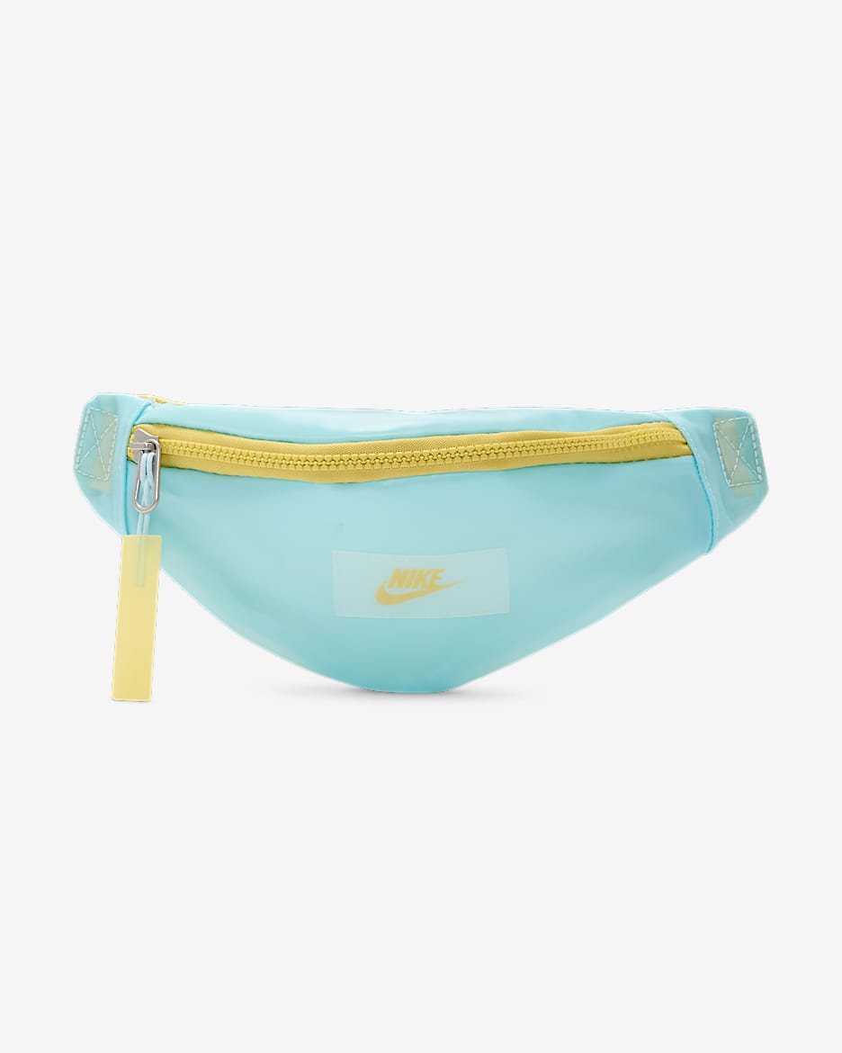 Bolsa bandolera (pequeña, 1 L) Nike Heritage - Azul glacial/Oro Saturno/Oro Saturno