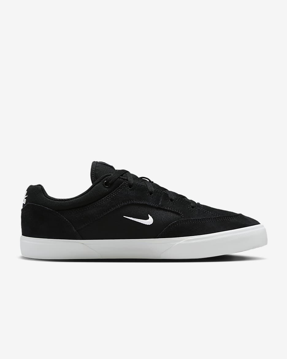 Nike SB Malor herenschoenen - Zwart/Zwart/Wit/Wit