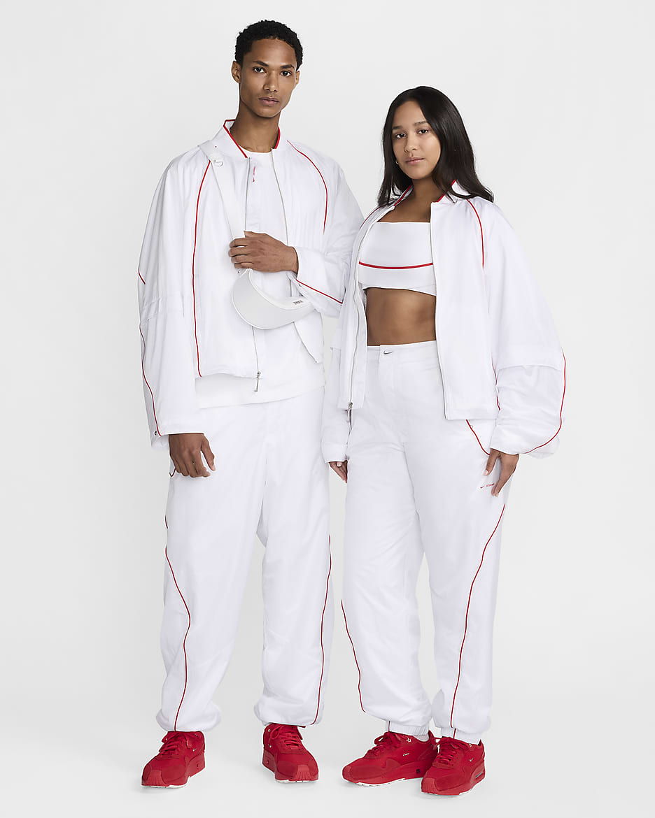 Nike x Jacquemus melegítőnadrág - Fehér/University Red