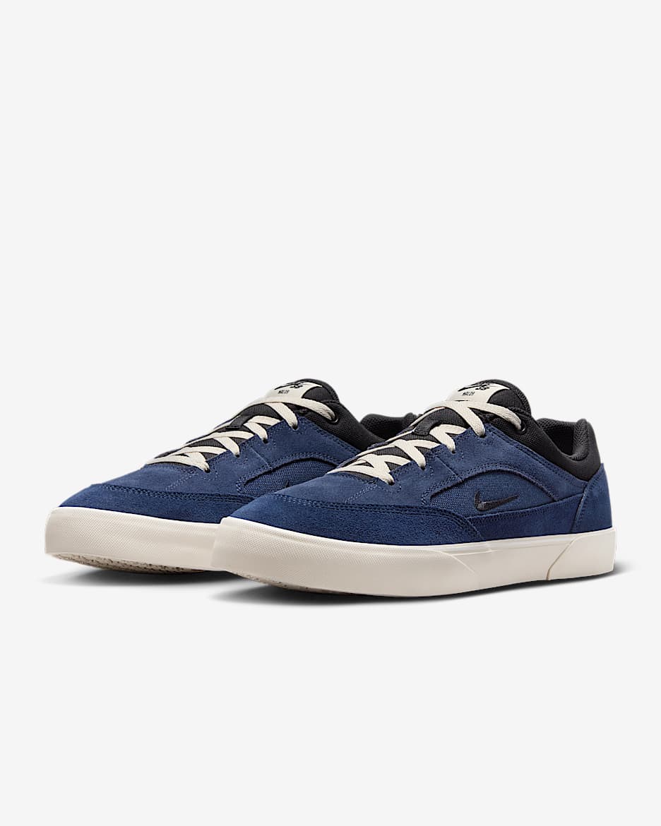 Nike SB Malor Men's Shoes - Midnight Navy/Black/Light Orewood Brown/Black