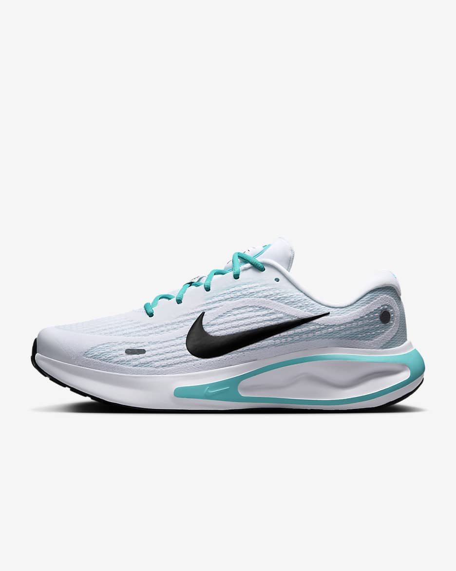 รองเท้าวิ่งโร้ดรันนิ่งผู้ชาย Nike Journey Run - ขาว/Dusty Cactus/Pure Platinum/ดำ