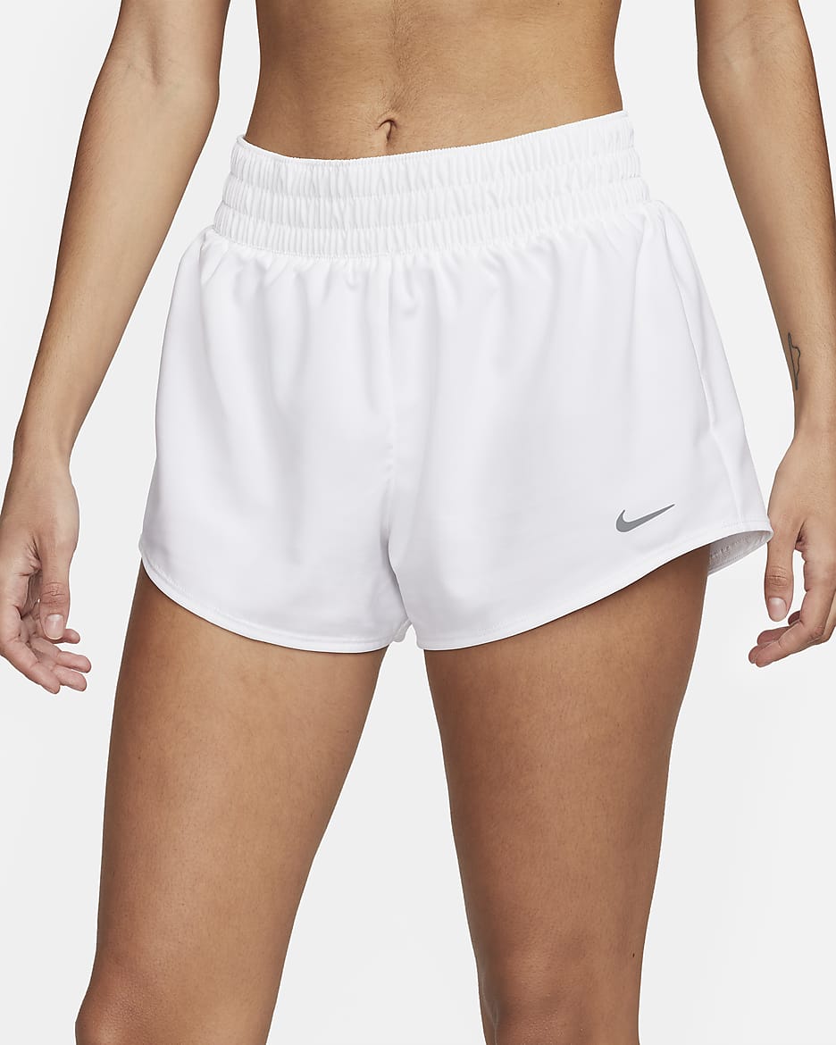 Nike One Women's Dri-FIT Mid-Rise 3" Brief-Lined Shorts