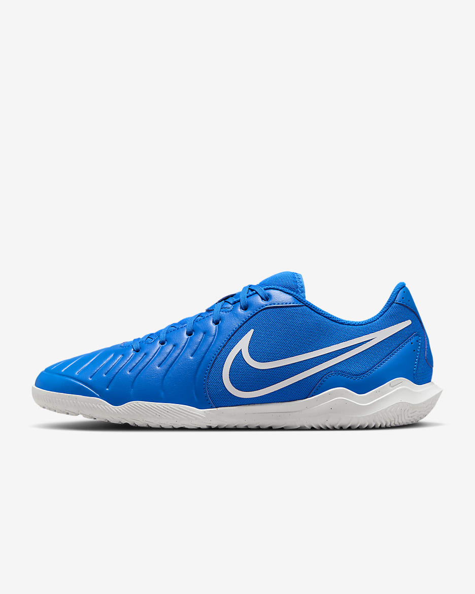 Chaussure de foot en salle basse Nike Tiempo Legend 10 Club - Soar/Blanc