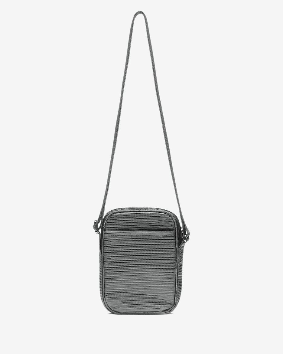 Nike Heritage Cross-Body Bag (Small, 1L) - Particle Grey/Particle Grey/White