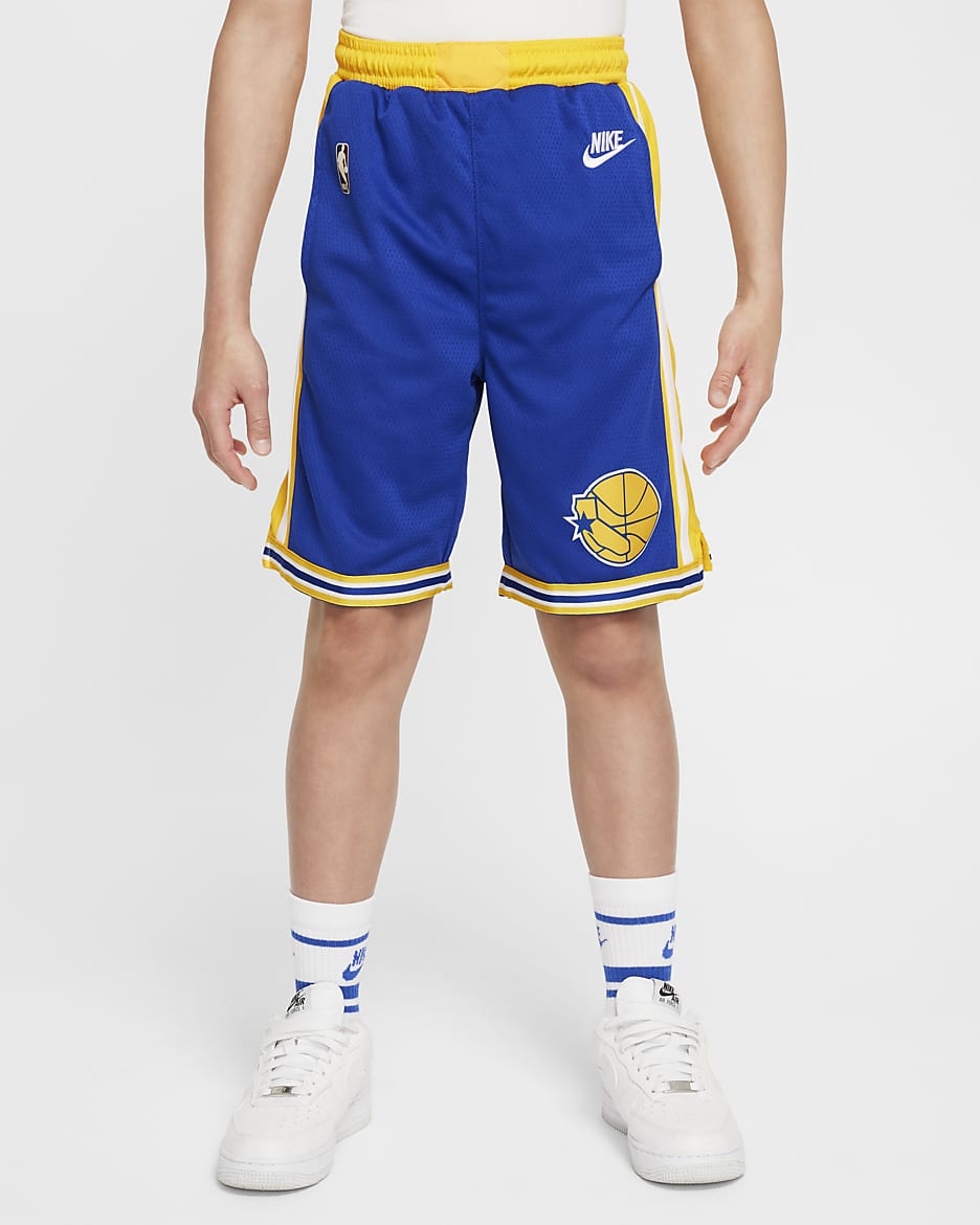 Golden State Warriors Nike Dri-FIT NBA Swingman Shorts für ältere Kinder - Rush Blue