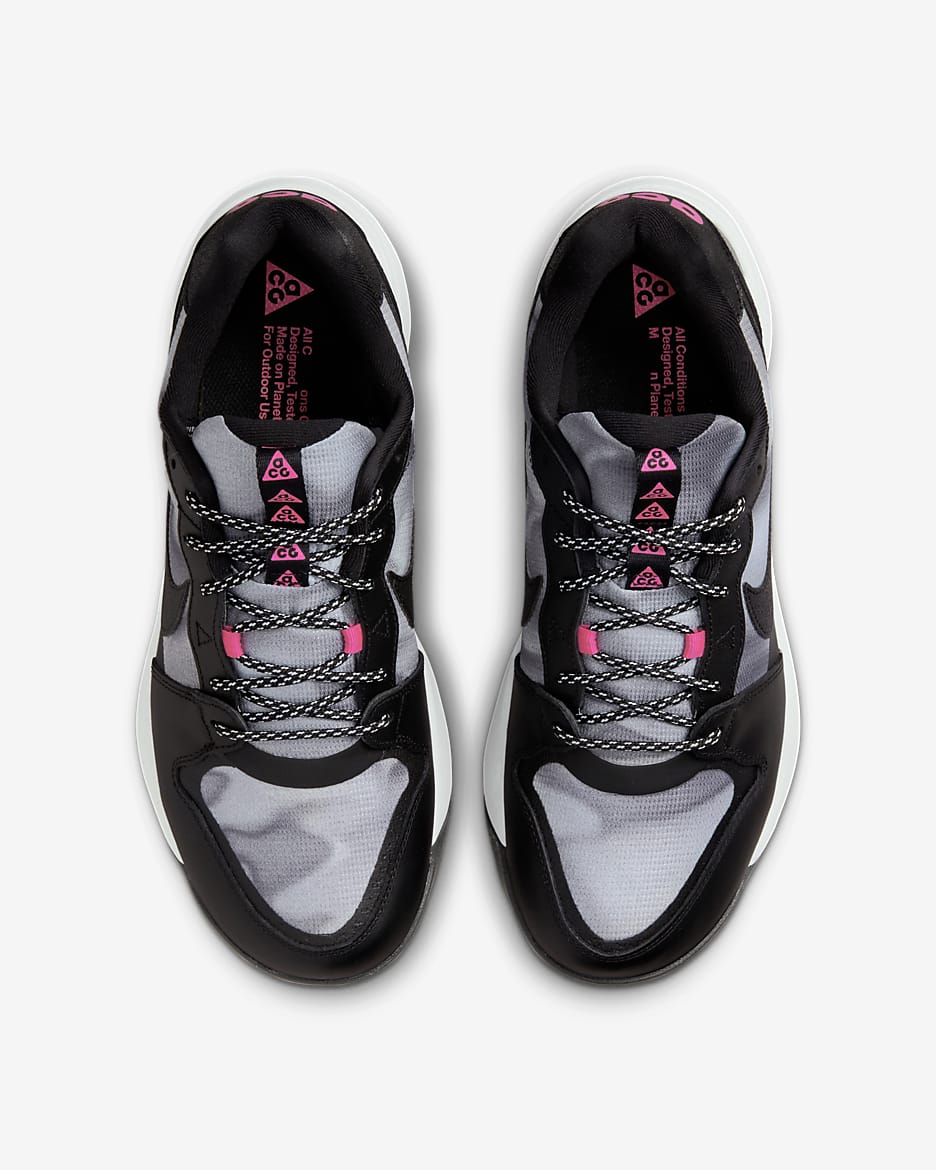 Nike ACG Lowcate SE Men's Shoes - Black/Hyper Pink/Wolf Grey/Black