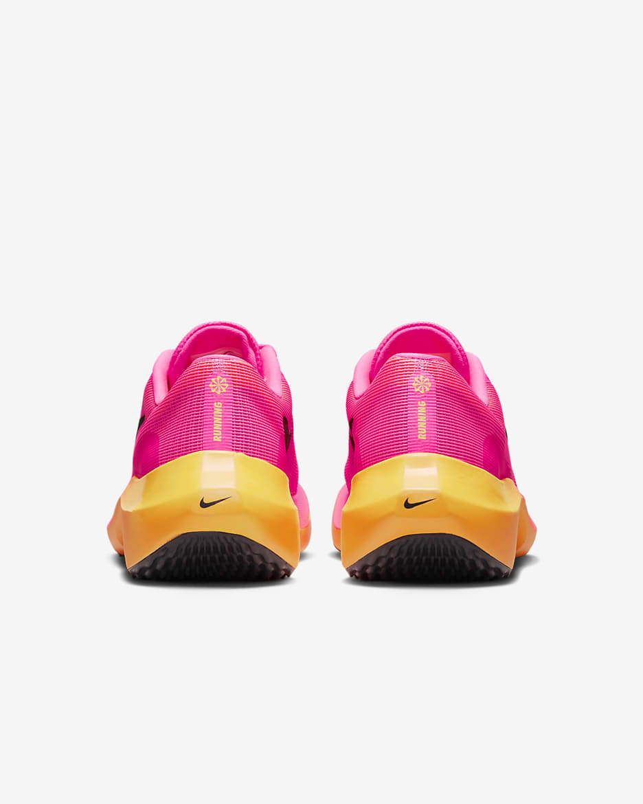 รองเท้าวิ่งโร้ดรันนิ่งผู้ชาย Nike Zoom Fly 5 - Hyper Pink/Laser Orange/ดำ