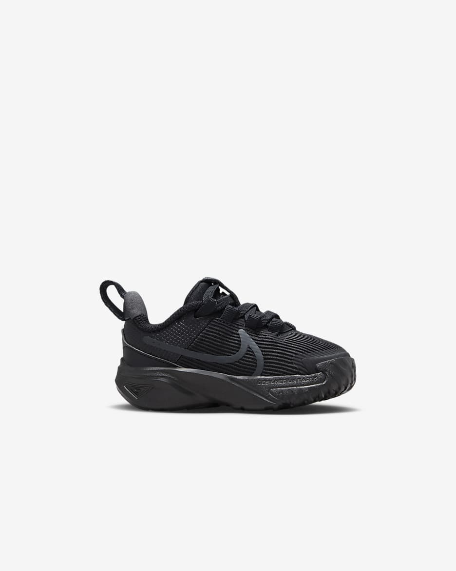 Nike Star Runner 4 cipő babáknak - Fekete/Fekete/Anthracite/Fekete