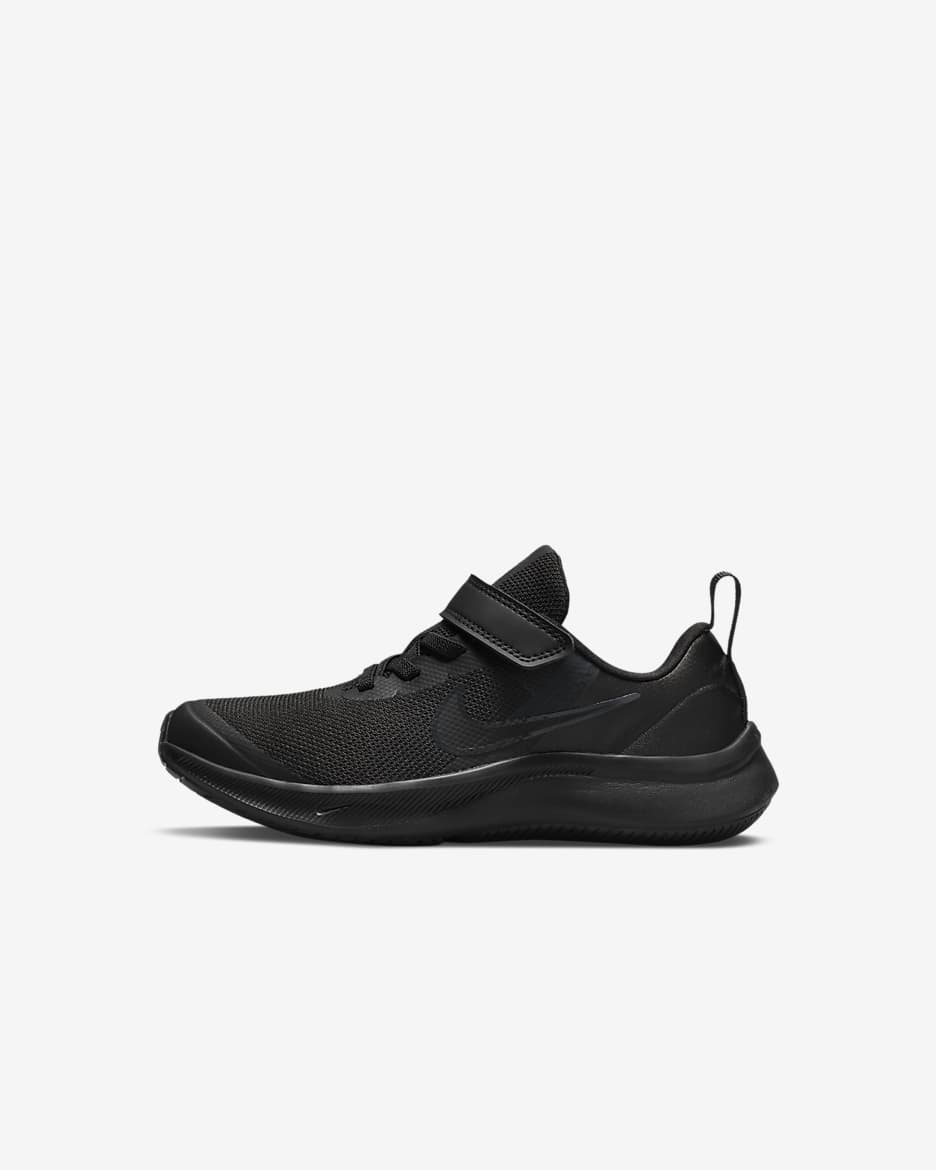 Nike Star Runner 3 小童鞋款 - 黑色/Dark Smoke Grey/黑色