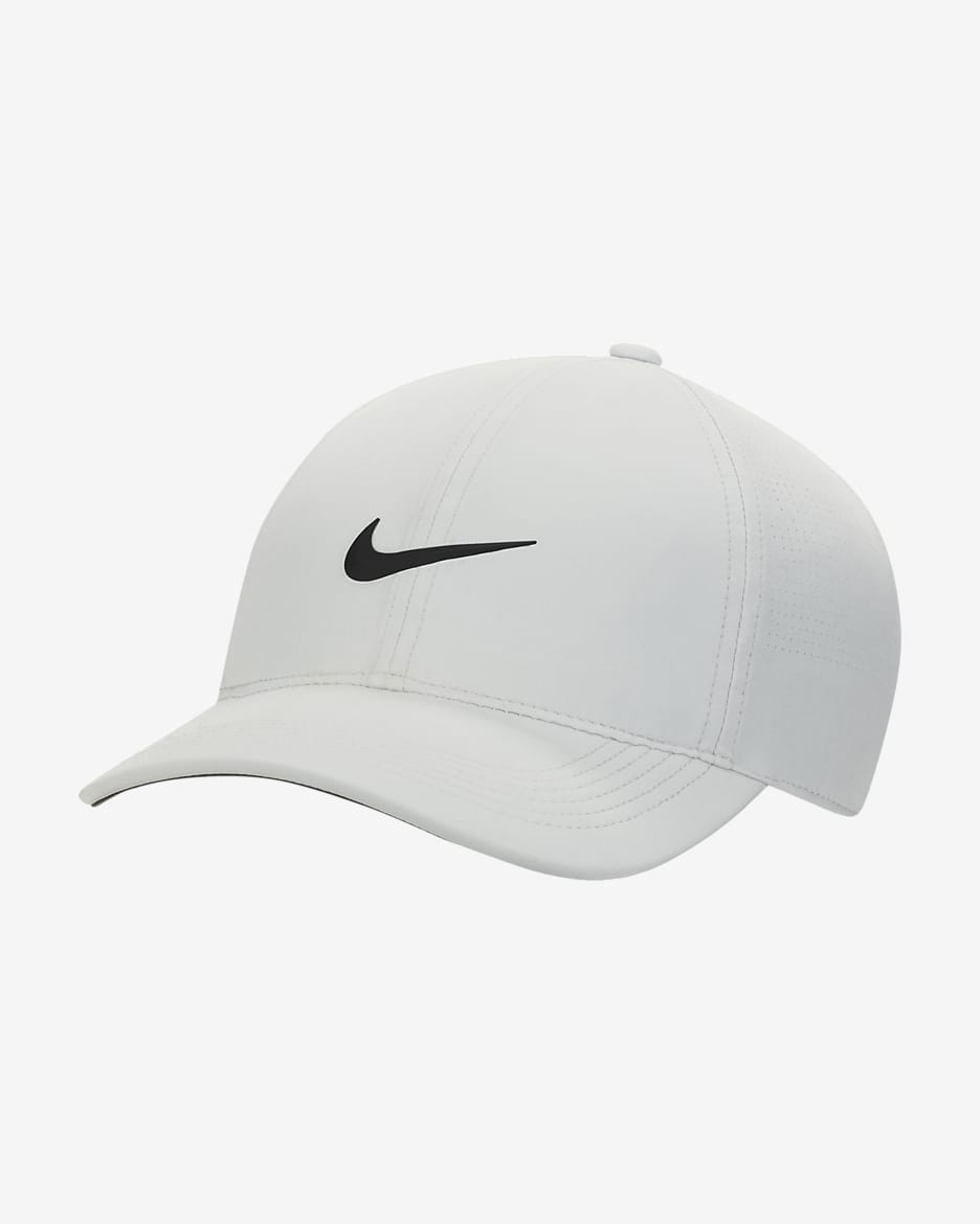 Nike Dri-FIT ADV AeroBill Heritage86 Women's Perforated Golf Hat - Photon Dust/Black