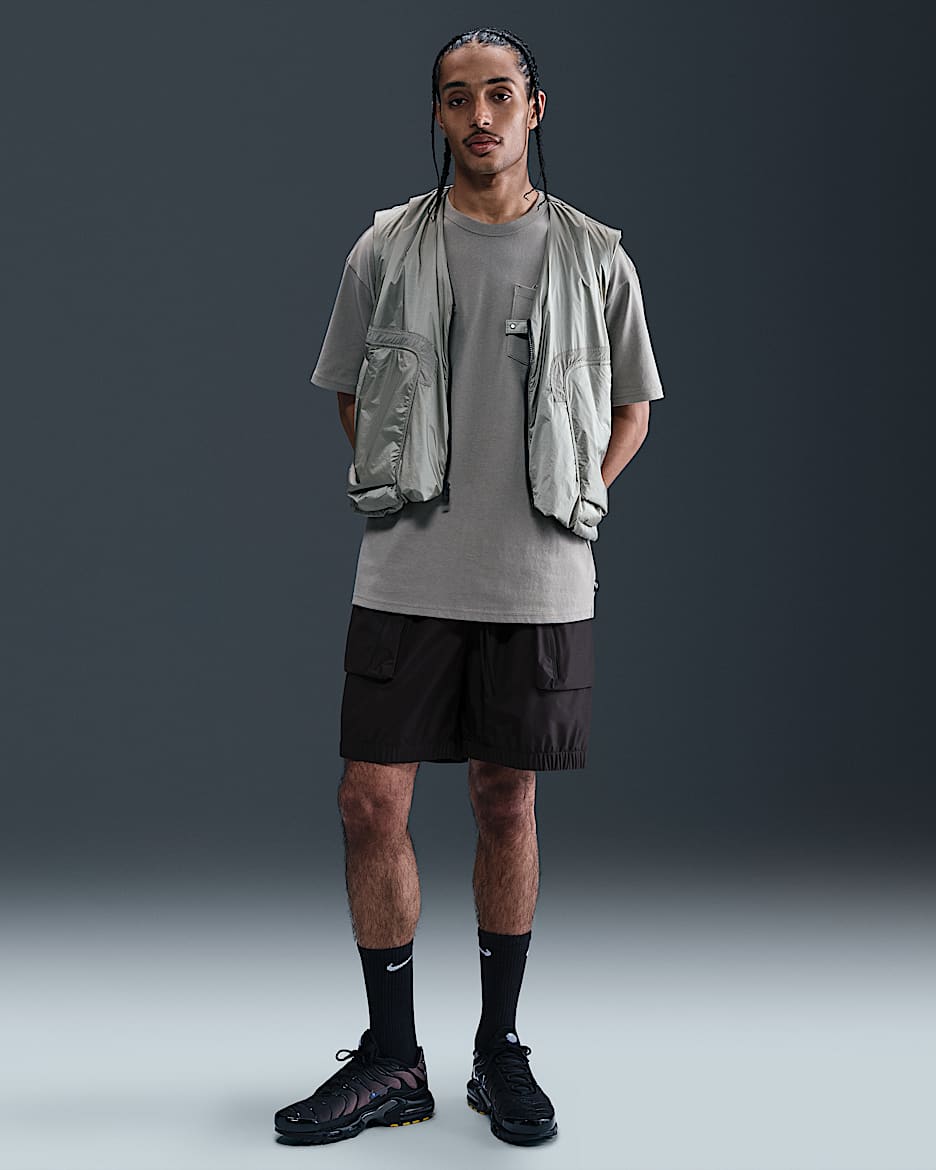 Shorts superligeros para hombre Nike Tech - Negro/Negro