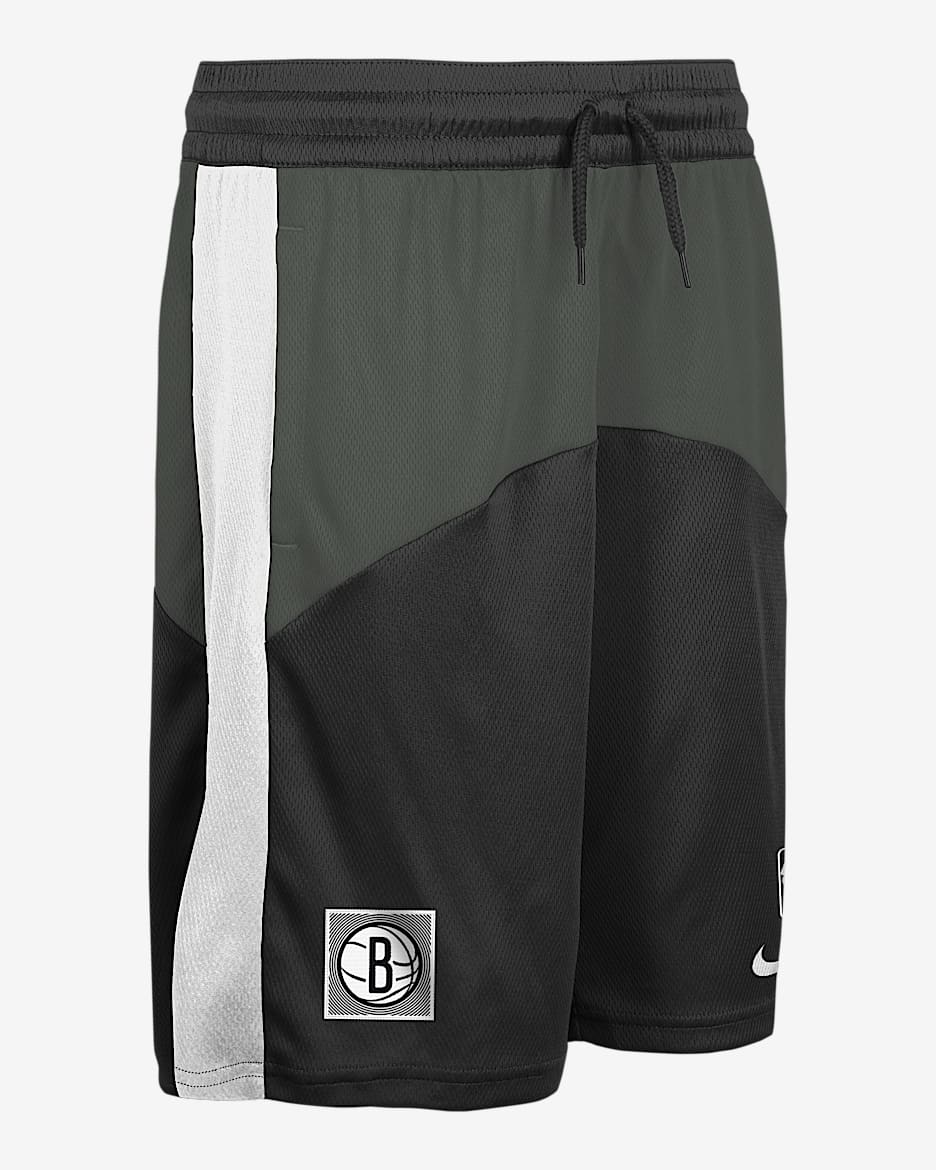 Brooklyn Nets Starting 5 Big Kids' Nike Dri-FIT NBA Shorts - Black