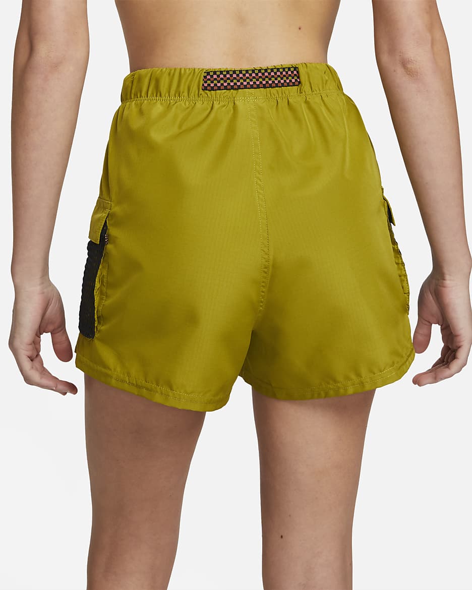 Nike Women's Cargo Cover-Up Swim Shorts - Moss