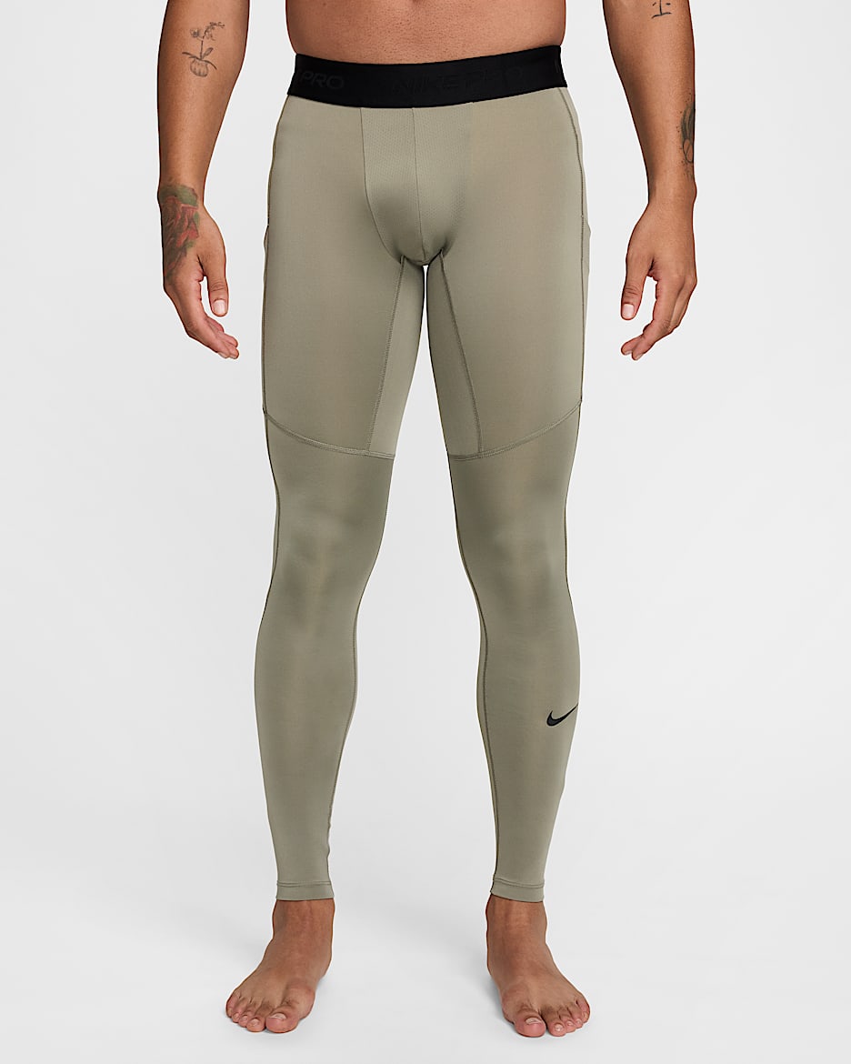 Tights da fitness Dri-FIT Nike Pro – Uomo - Light Army/Nero