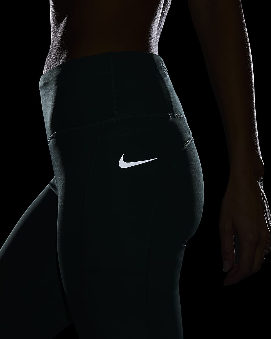 Nike Epic Fast Leggings de running de talle medio con bolsillo - Mujer - Bicoastal