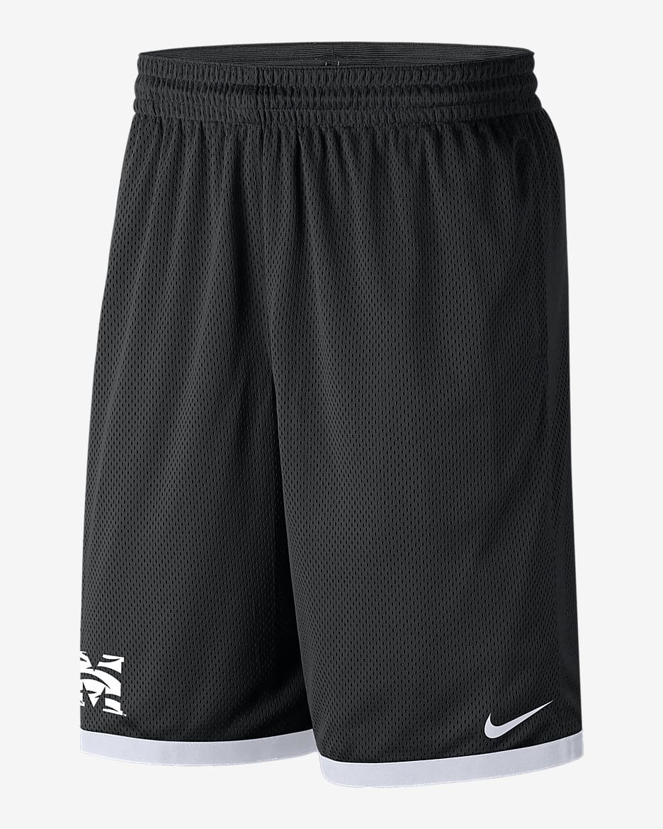 Morehouse Men's Nike College Mesh Shorts - Black/White