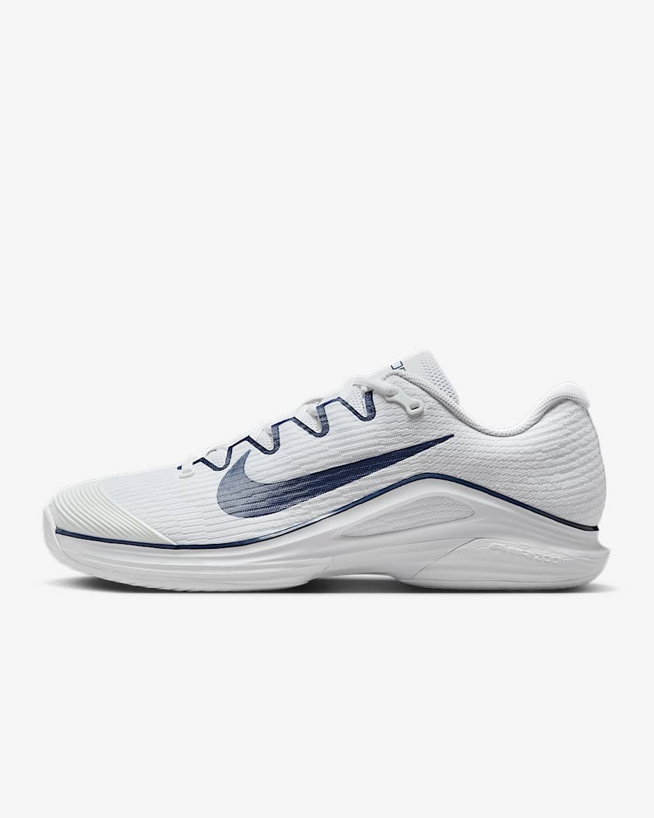 Nike Vapor 12 Sabatilles de tennis per a pista ràpida - Home - Blanc/Midnight Navy/Blanc
