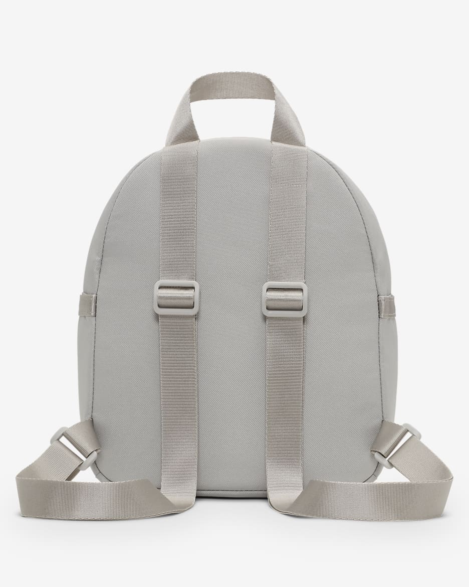 Minimochila para mujer (6 L) Nike Sportswear Futura - Mena de hierro claro/Mena de hierro claro/Blanco