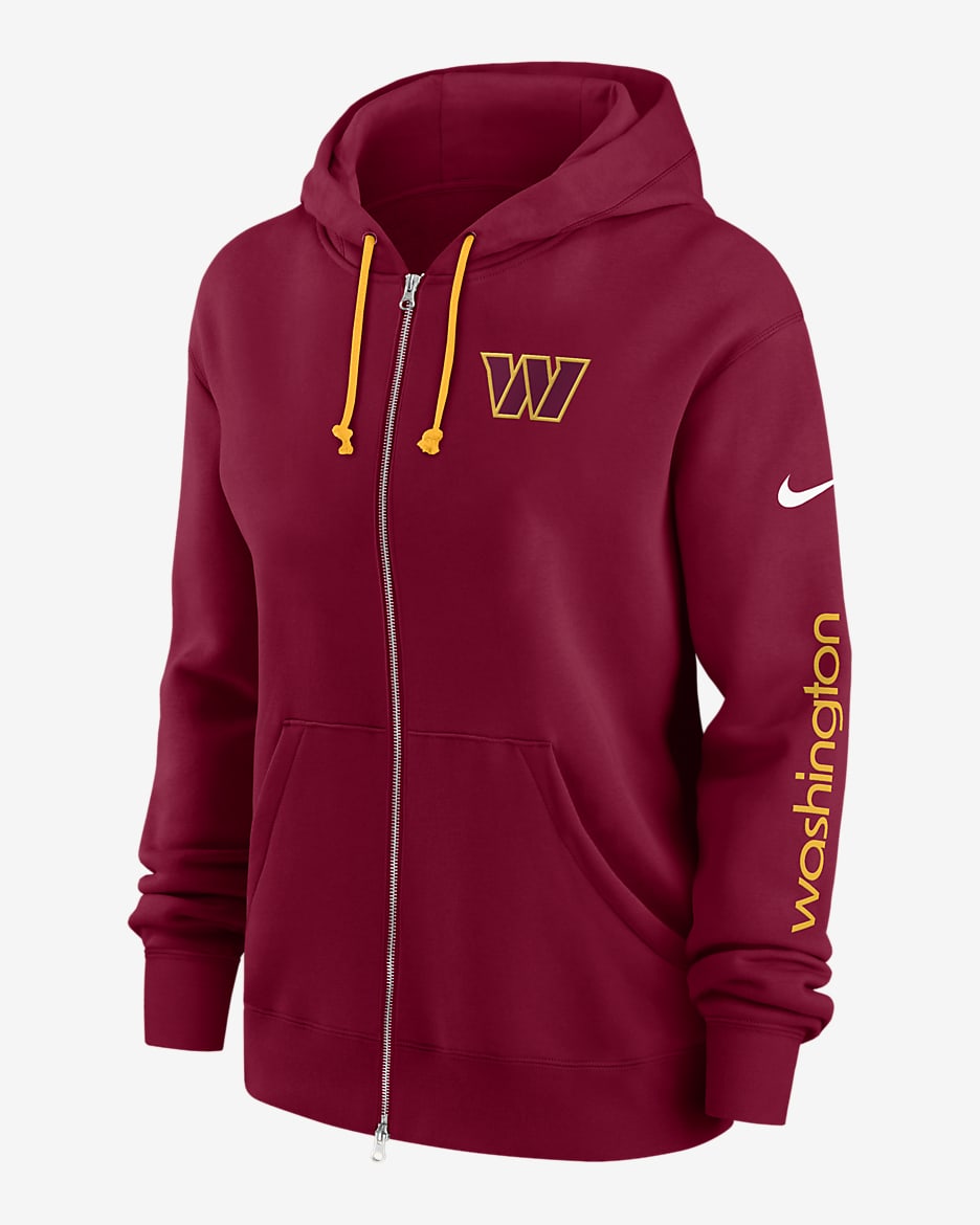 Washington Commanders Phoenix Women's Nike NFL Full-Zip Hoodie - Burgundy