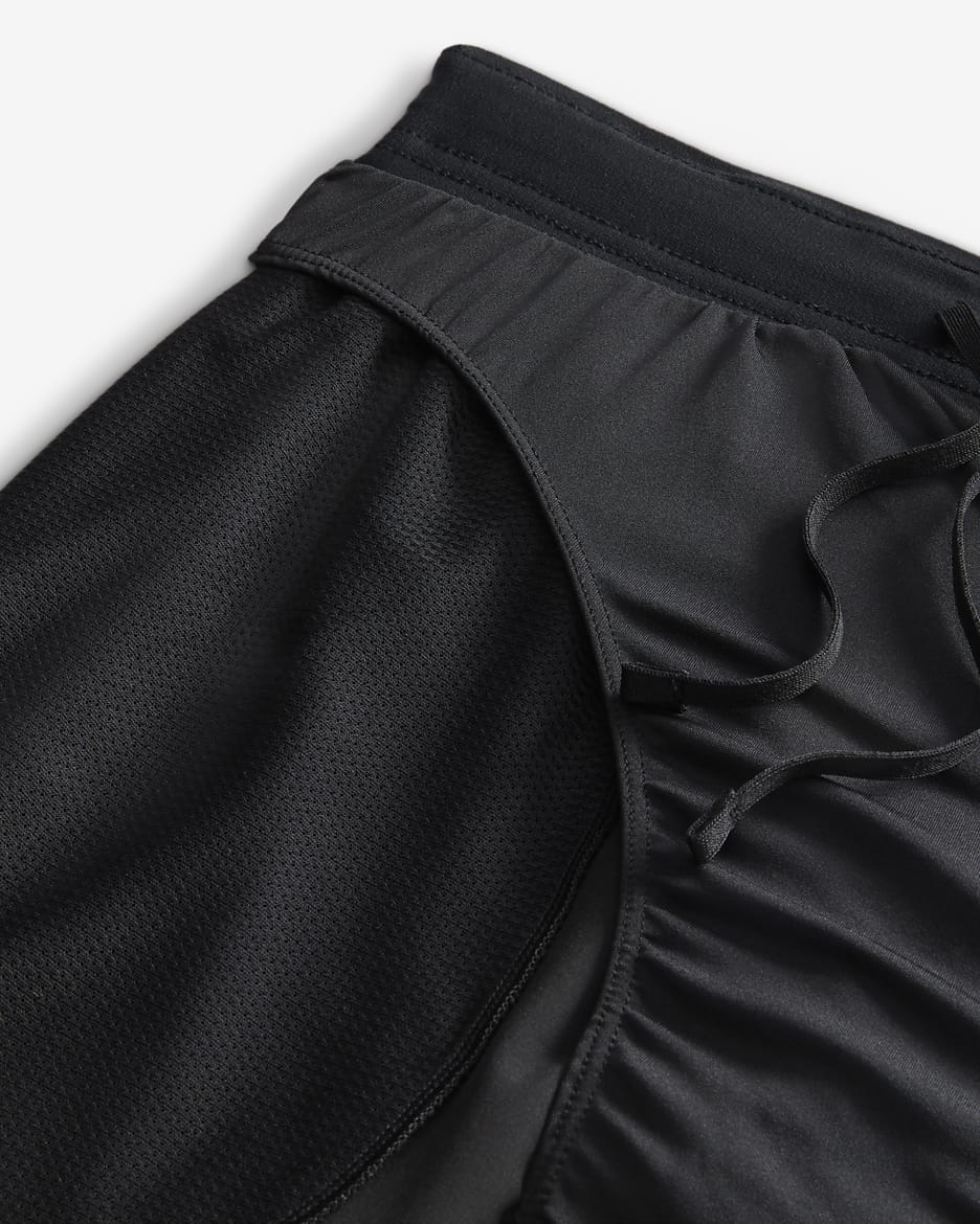 Nike Challenger Herren-Laufshorts mit Futter (ca. 18 cm) - Schwarz