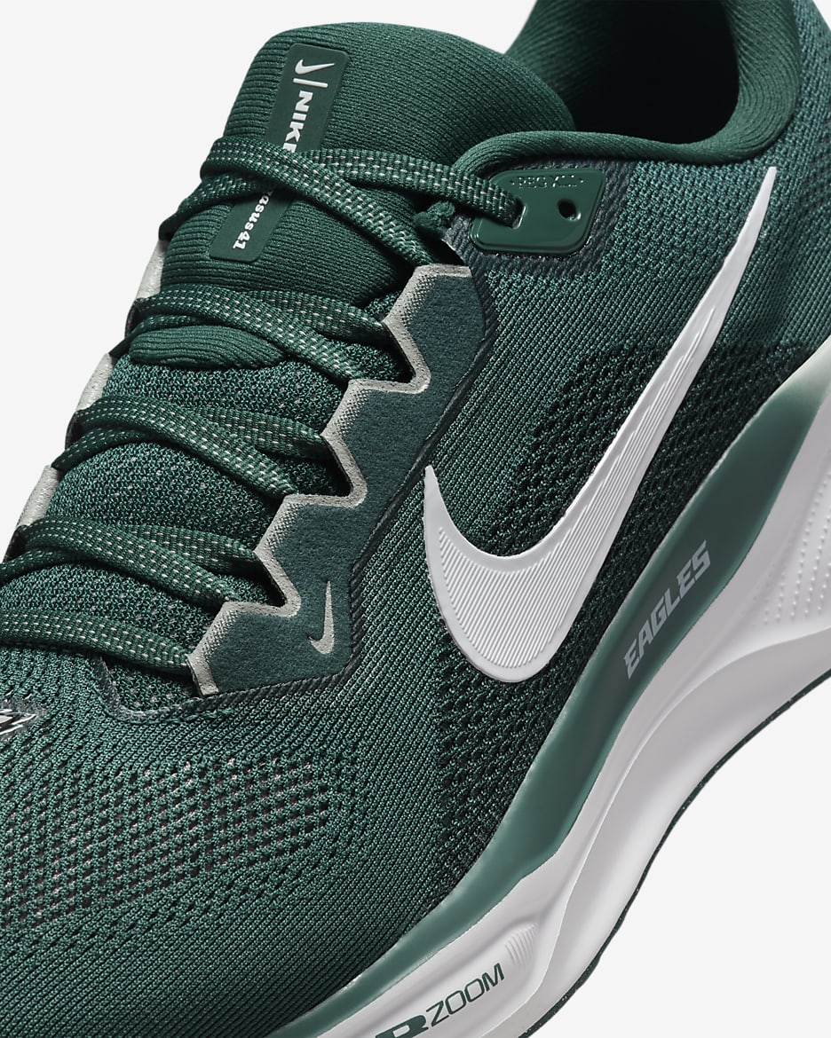 Nike Pegasus 41 NFL Philadelphia Eagles Men's Road Running Shoes - Sport Teal/White/Medium Silver/White