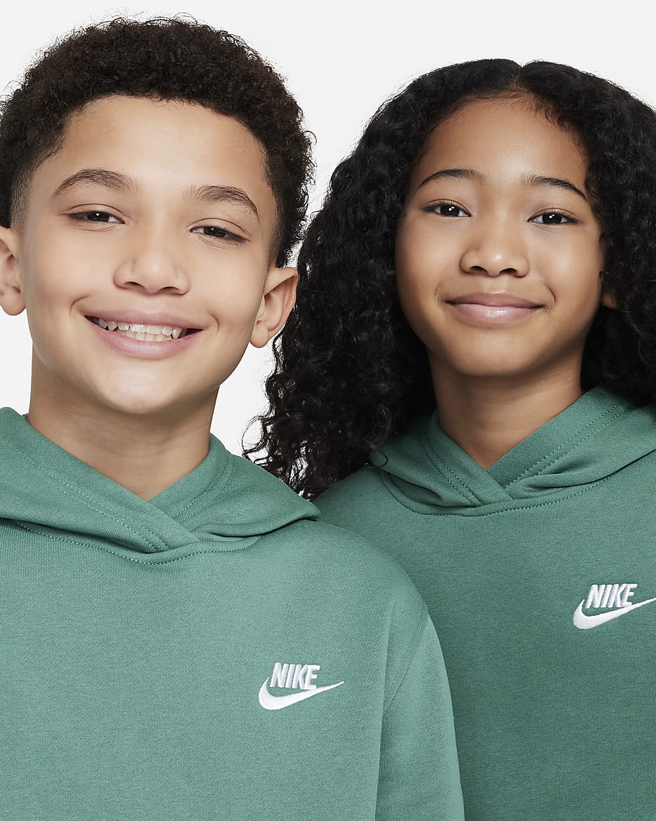 Nike Sportswear Club Fleece Sudadera con capucha - Niño/a - Bicoastal/Blanco