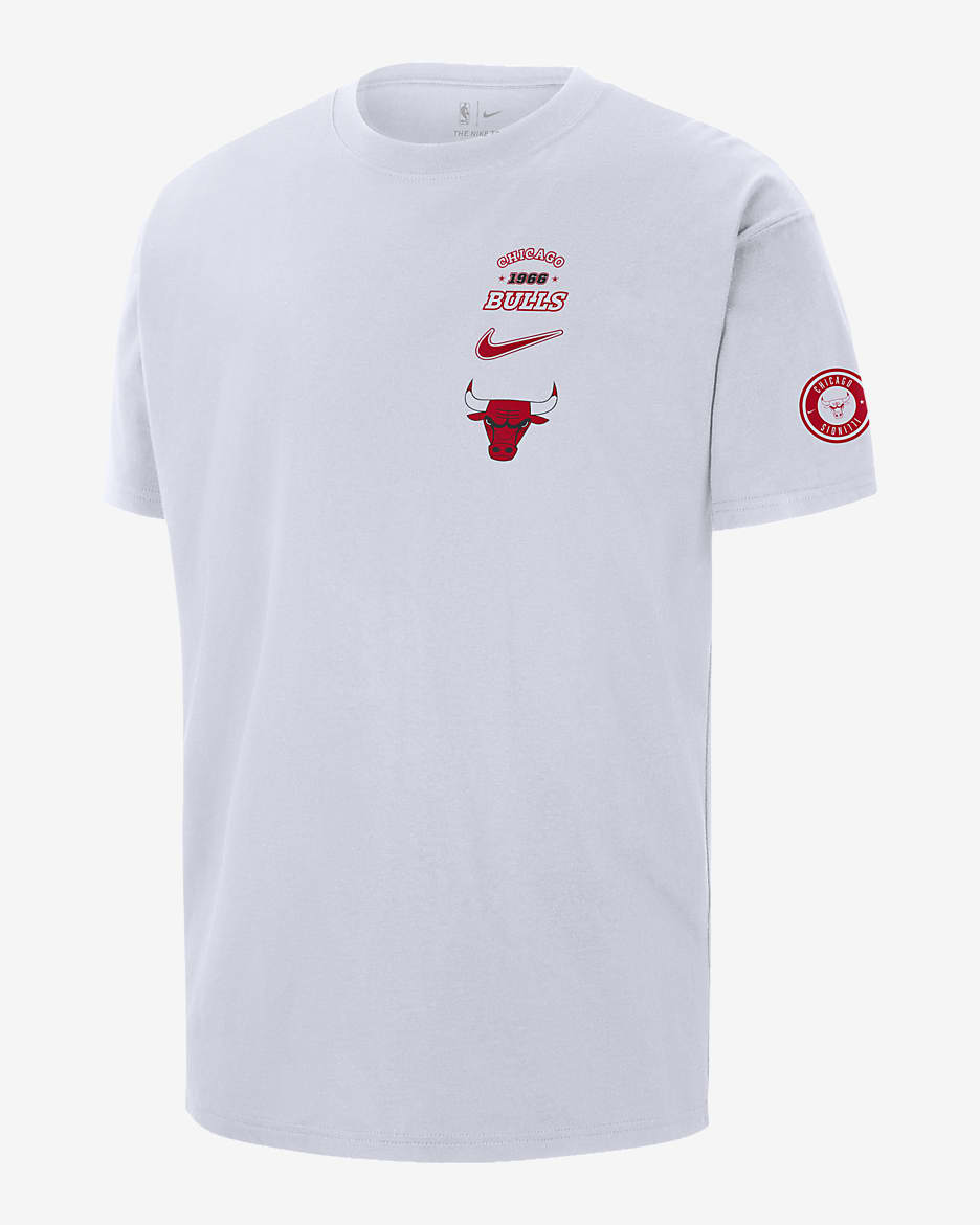 Chicago Bulls Courtside Men's Nike NBA T-Shirt - White