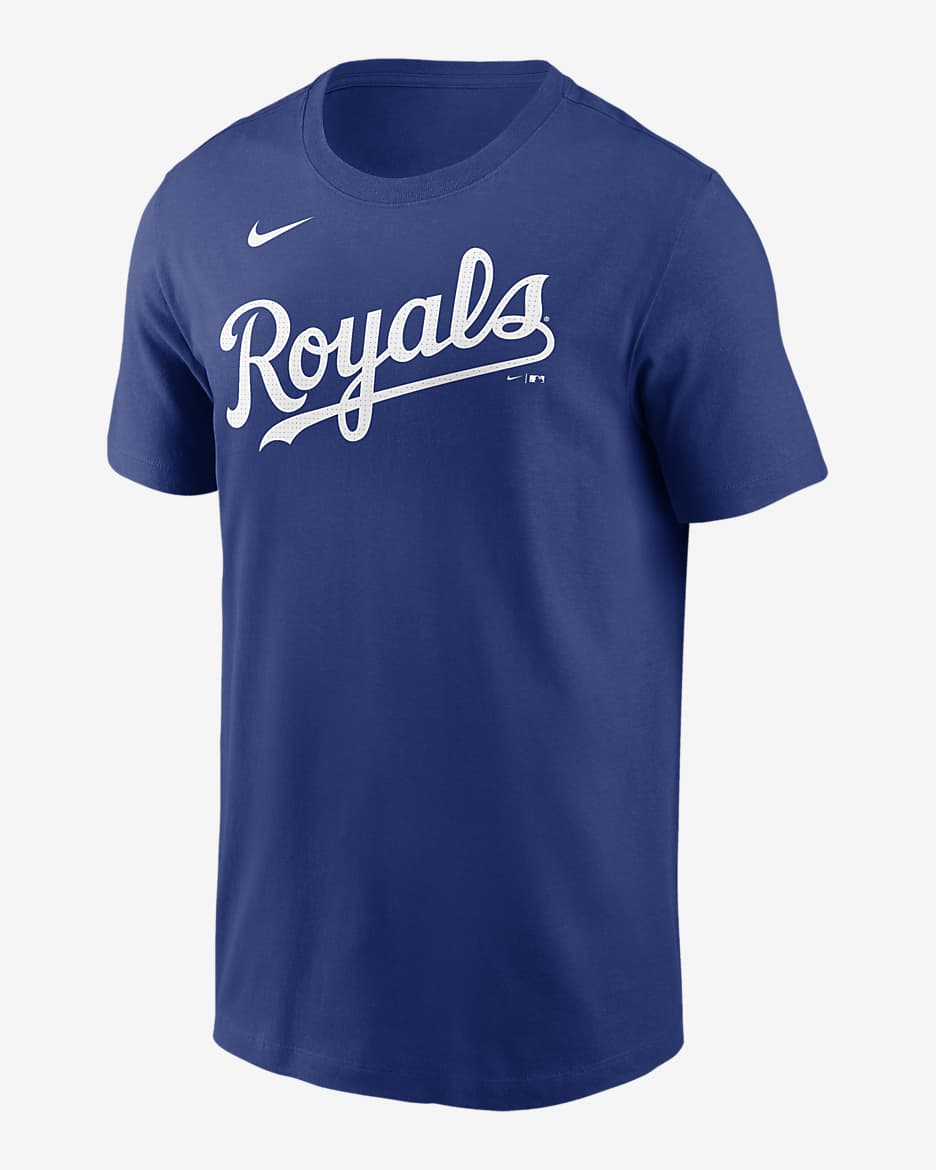Kansas City Royals Fuse Wordmark Men's Nike MLB T-Shirt - Royal