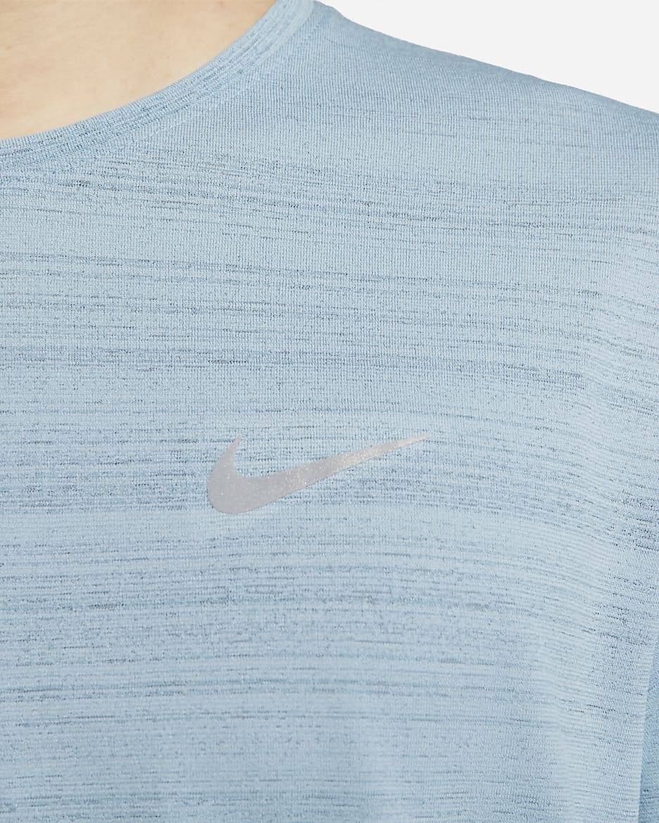 Nike Dri-FIT Miler Men's Running Top - Worn Blue
