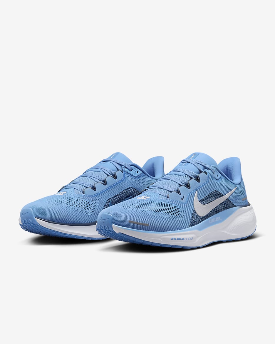 Tenis de correr en pavimento universitarios Nike para hombre UNC Pegasus 41 - Azul valor/Blanco/Azul marino universitario/Blanco