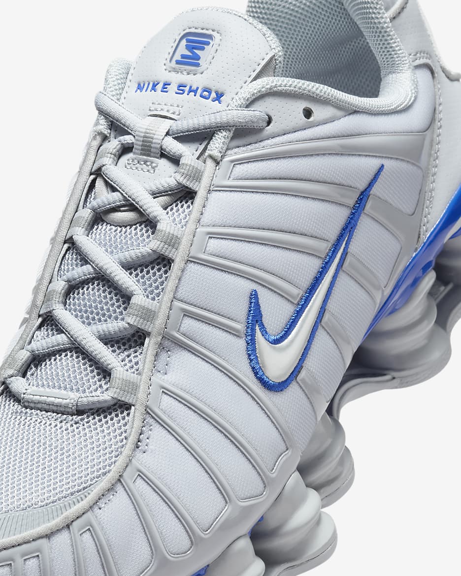 Nike Shox TL Herrenschuh - Wolf Grey/Racer Blue/Metallic Silver