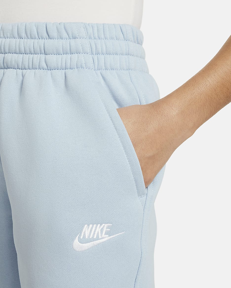Nike Sportswear Club Fleece Older Kids' Joggers - Light Armoury Blue/White