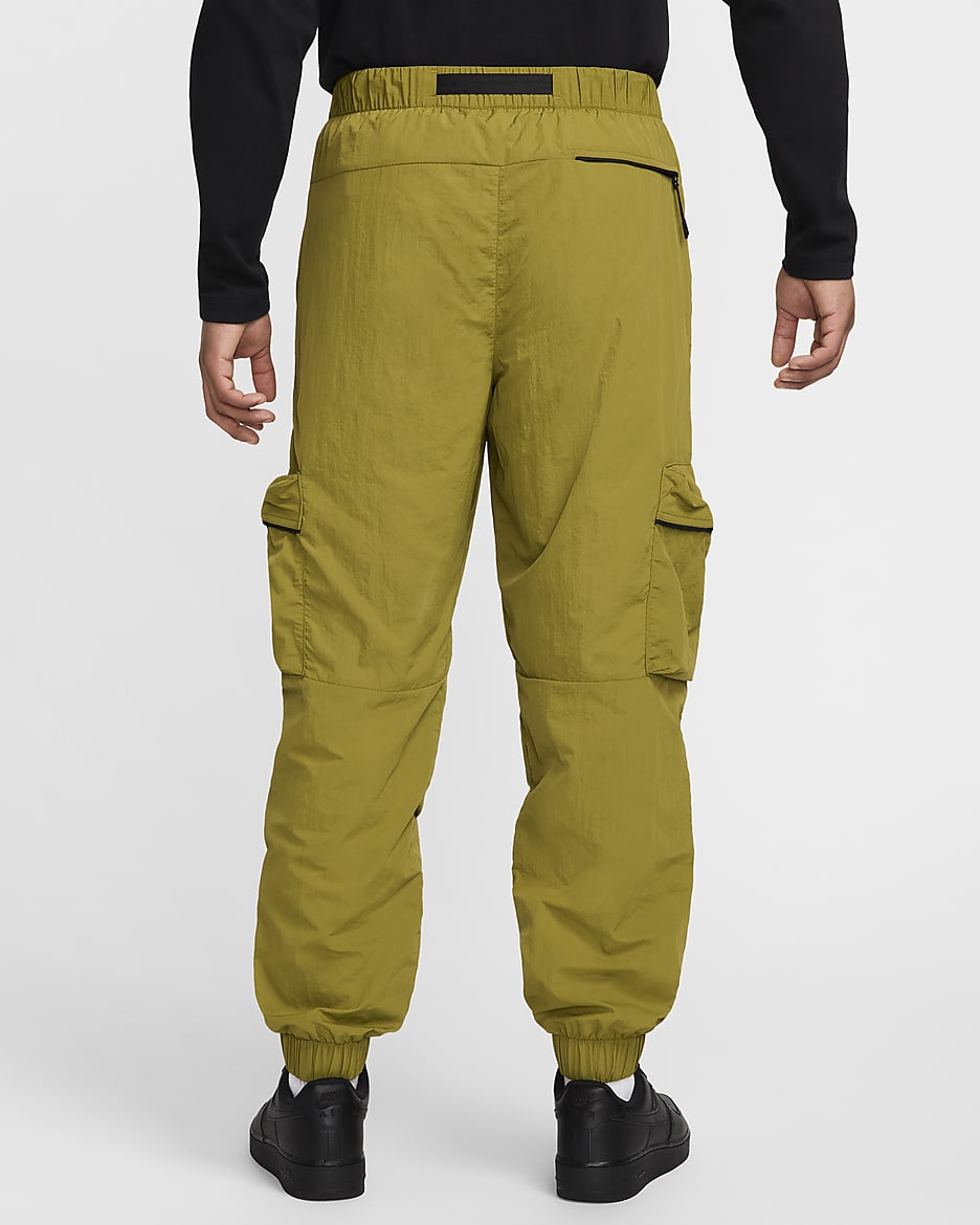 Pantalon cargo tissé Nike Tech pour homme - Pacific Moss/Noir