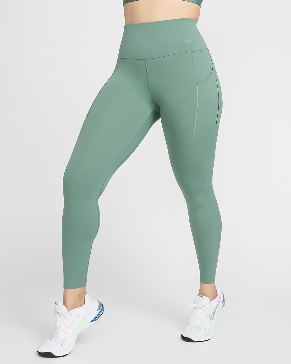 Nike Universa leggings i full lengde med middels støtte, høyt liv og lommer til dame - Bicoastal