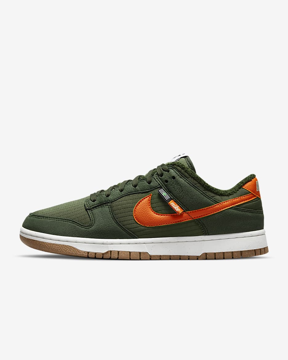 Nike Dunk 低筒 Retro Next Nature 男鞋 - Sequoia/Medium Olive/Sail/橘色