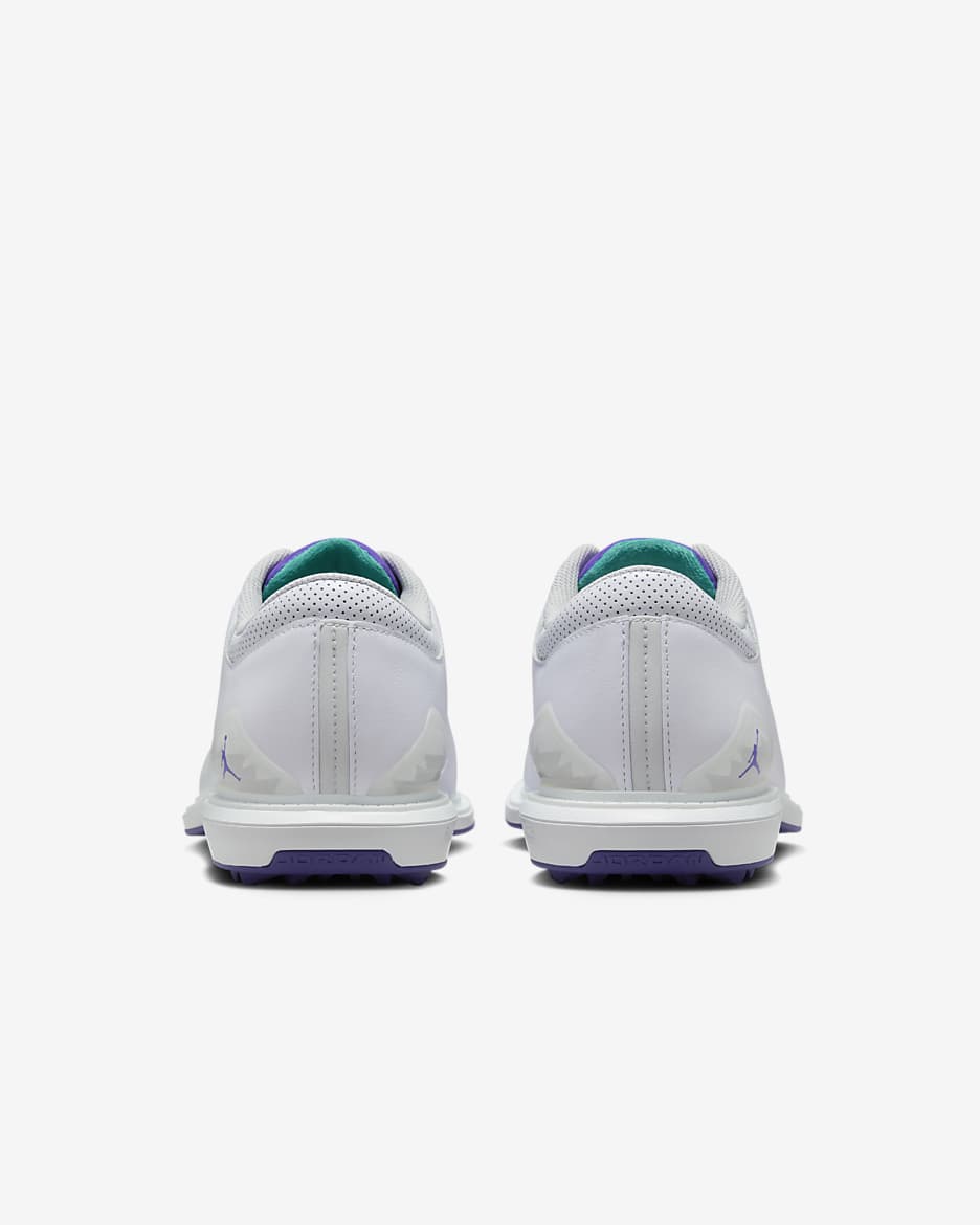 Jordan ADG 5 golfschoenen - Wit/Emerald Rise/Grape Ice