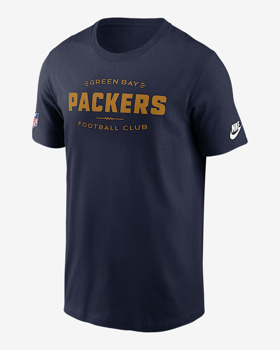 Green Bay Packers Alt Onside Conversion Men's Nike Dri-FIT NFL T-Shirt - Navy