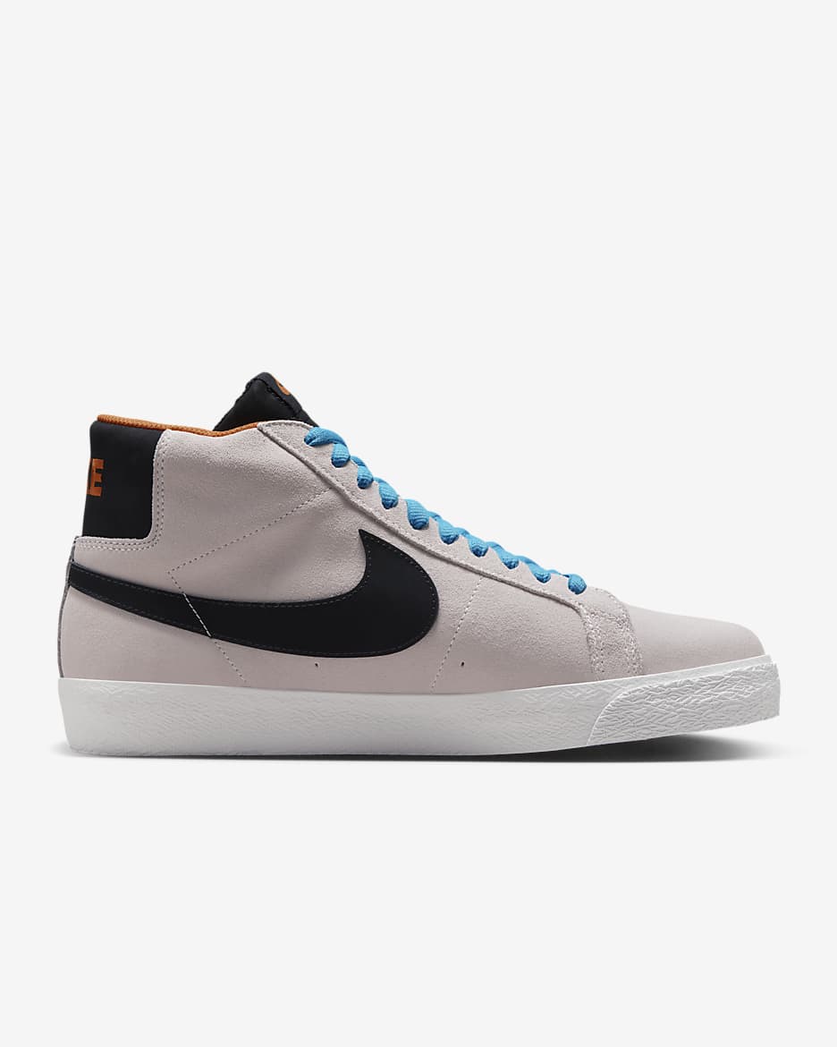 Skateboardsko Nike SB Zoom Blazer Mid Electric - Phantom/Monarch/Summit White/Svart