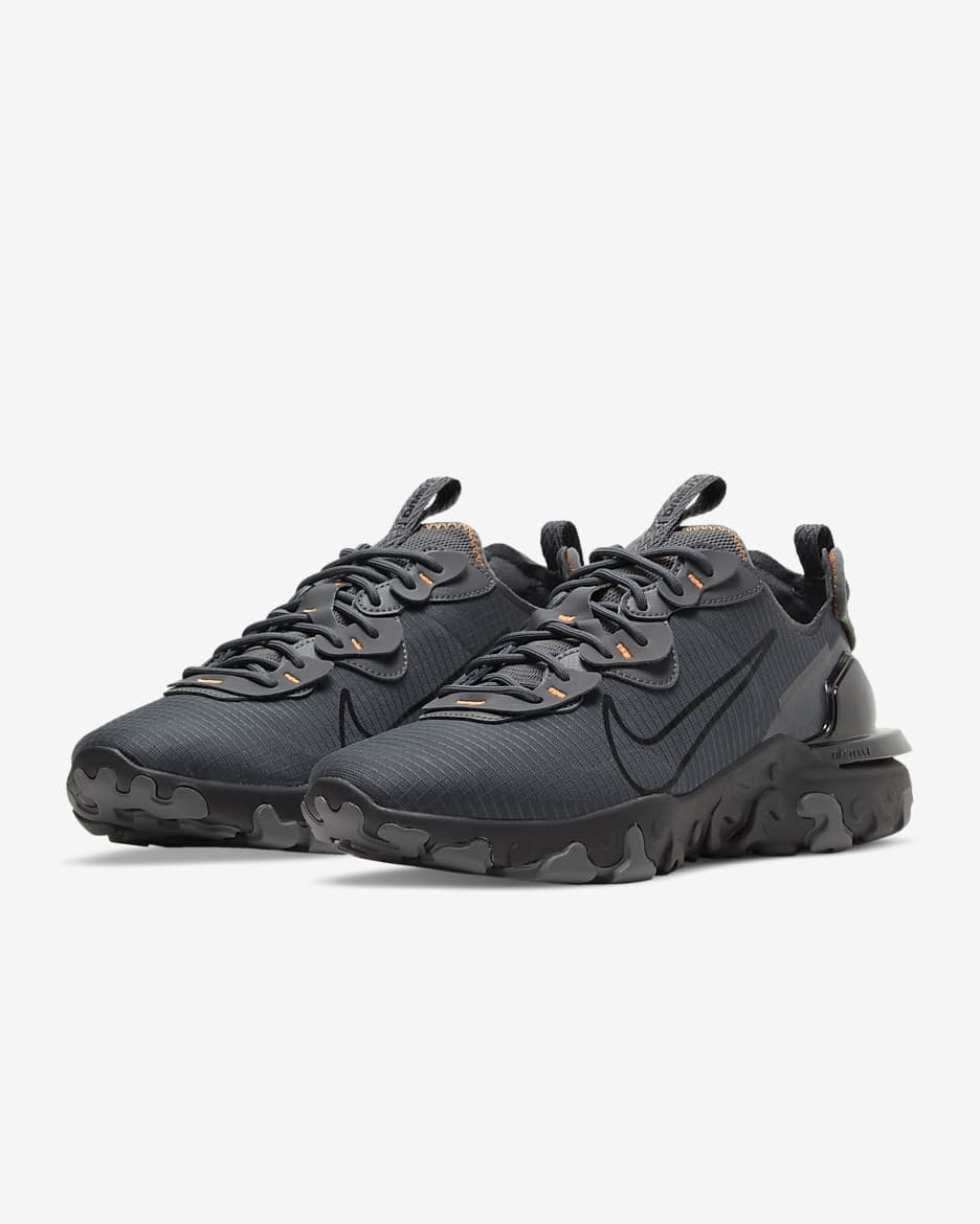 Sapatilhas Nike React Vision para homem - Cinzento Iron/Laranja Total/Preto