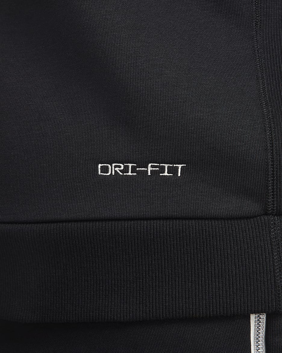 Ανδρικό φούτερ μπάσκετ Dri-FIT με crew λαιμόκοψη Nike Standard Issue - Μαύρο/Pale Ivory