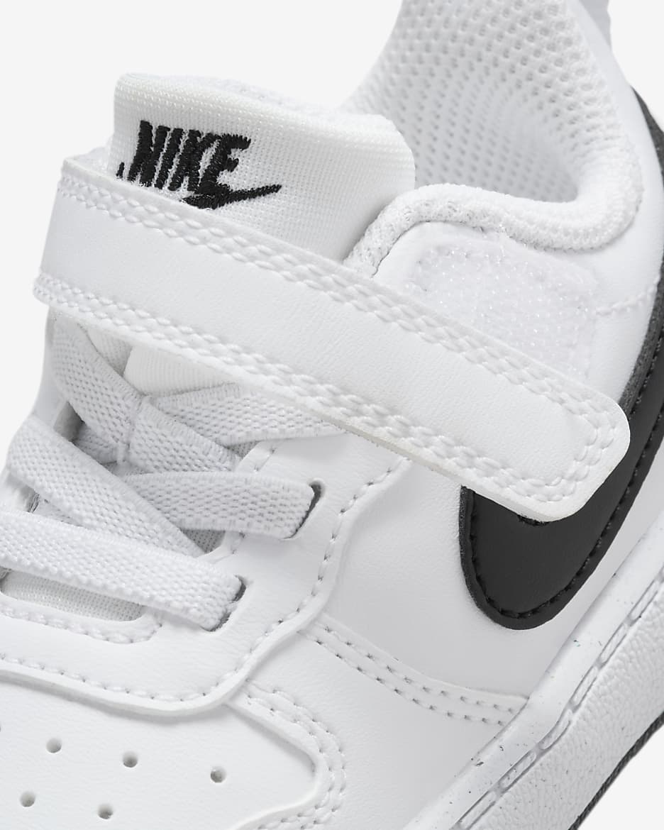 Nike Court Borough Low Recraft cipő babáknak - Fehér/Fekete