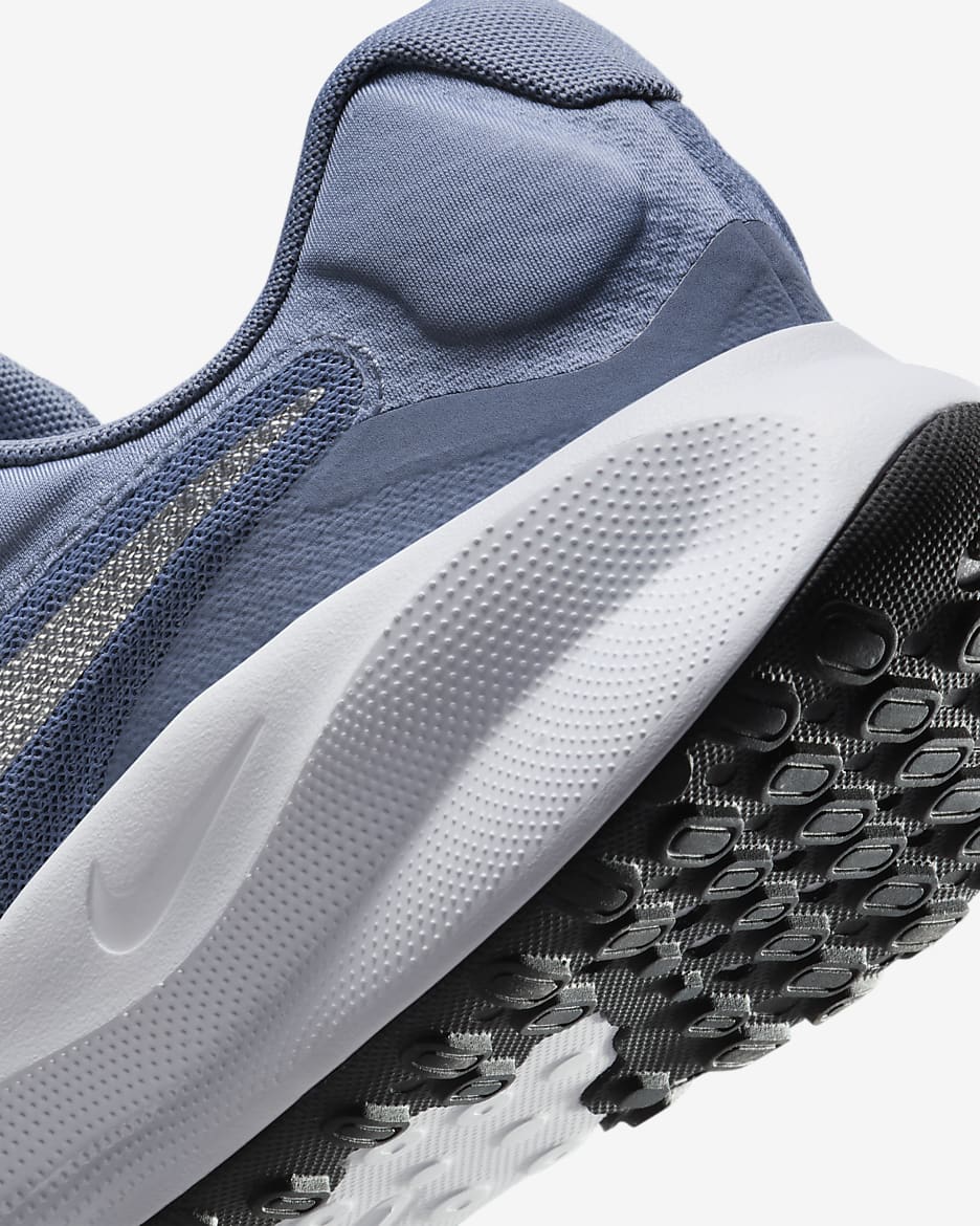 รองเท้าวิ่งโร้ดรันนิ่งผู้ชาย Nike Revolution 7 - Ashen Slate/ขาว/Hyper Royal/Metallic Silver