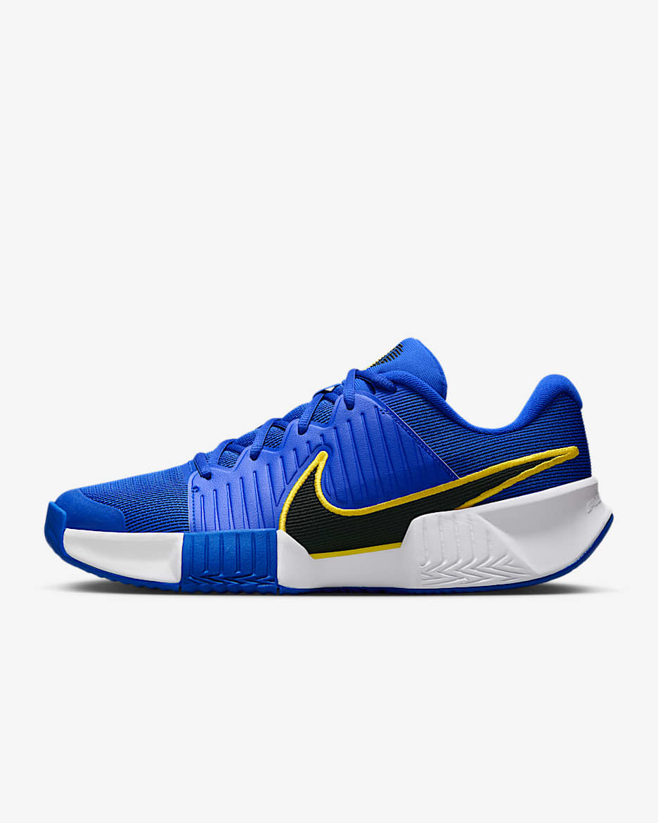 Nike Zoom GP Challenge Pro Toprak Kort Erkek Tenis Ayakkabısı - Racer Blue/Beyaz/Lightning/Siyah