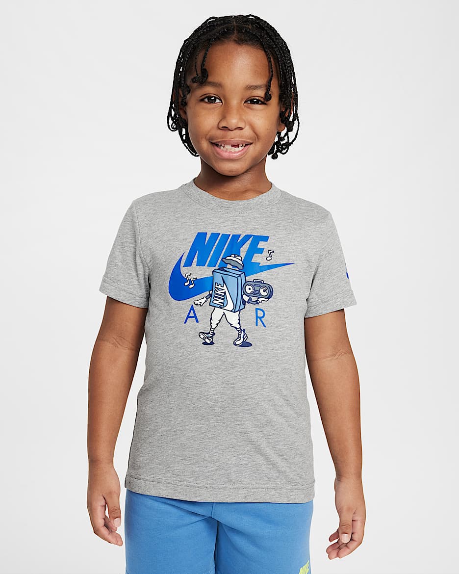T-shirt Air Boxy Nike pour enfant - Dark Grey Heather