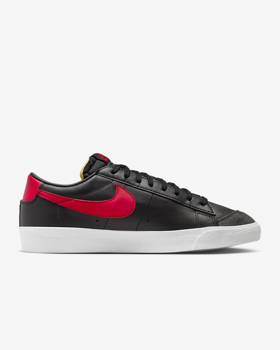 Tenis para hombre Nike Blazer Low '77 Vintage - Negro/Antracita/Blanco/Rojo universitario