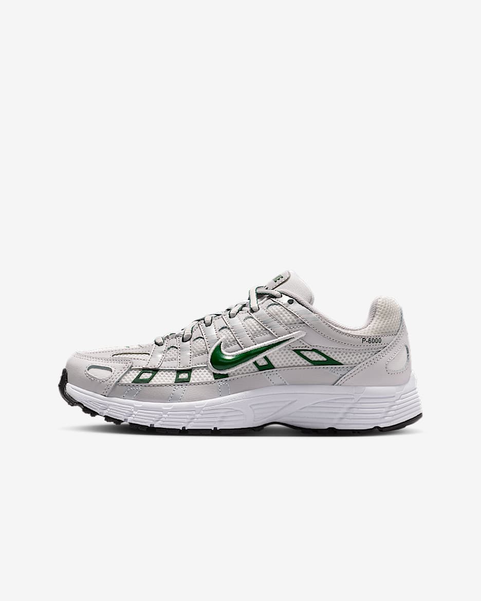 Nike P-6000 Older Kids' Shoes - Vast Grey/Summit White/Metallic Platinum/Fir